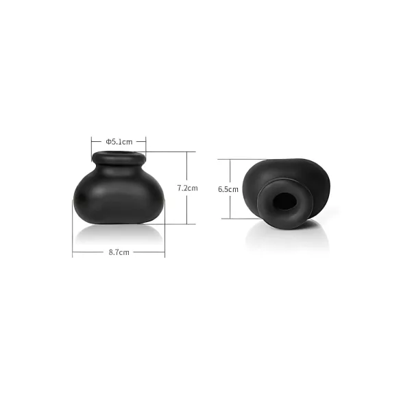 Perfect Fit Bull Bag - Hodenbeutel und Stretcher (schwarz)