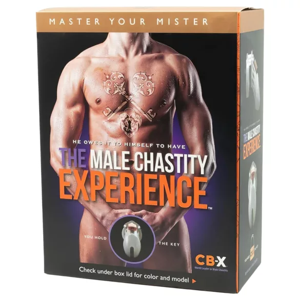 CB-6000 CB-X Chastity Cage - Luxus Peniskäfig mit Schloss (schwarz)