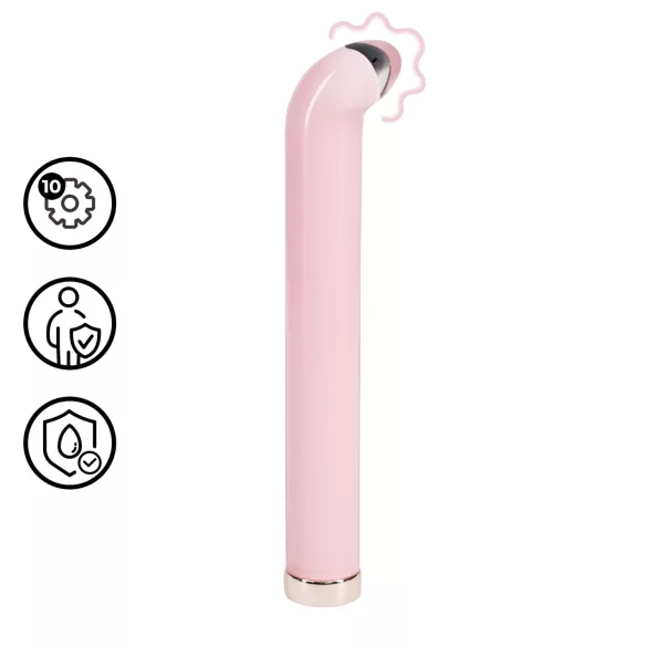 Loveline - G-Punkt Glasvibrator (rosa)