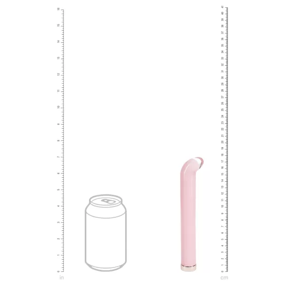 Loveline - G-Punkt Glasvibrator (rosa)