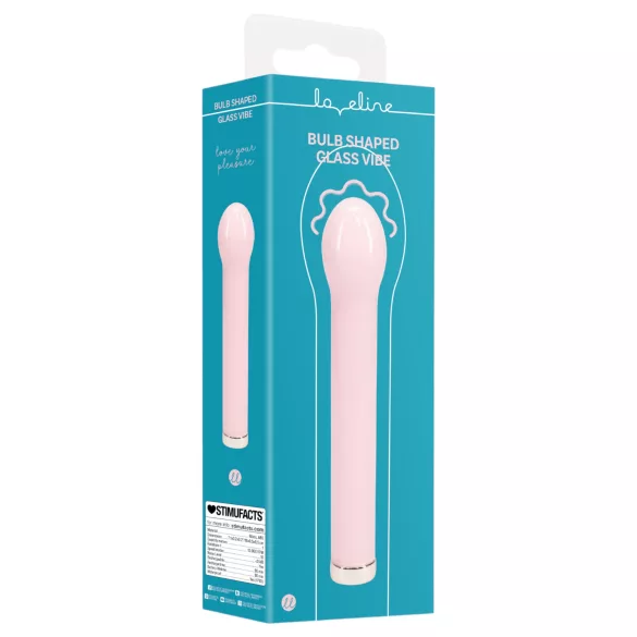 Loveline - Glasvibrator mit kugelförmigem Kopf (rosa)