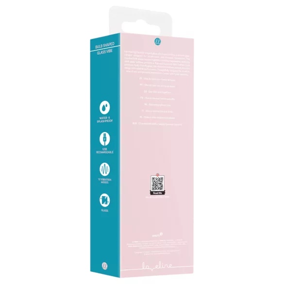 Loveline - Glasvibrator mit kugelförmigem Kopf (rosa)