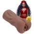 XKIN Naughty Nurse Riley - lebensechter Masturbator mit künstlicher Vagina (dunkles Naturhaut‑Design)