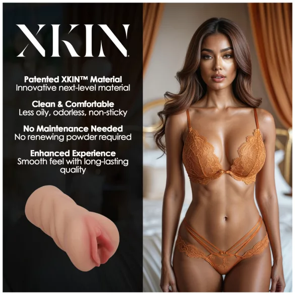 XKIN Honey Celeste - lebensechter Kunstvagina-Masturbator (natur)