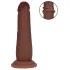 RealRock - realitätsnaher Dildo mit doppelter Dichte (braun) - 15,5 cm