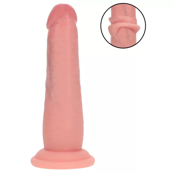 RealRock - realistisch wirkender Dildo mit doppelter Dichte (hautfarben) - 15,5 cm