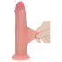 RealRock - realistisch wirkender Dildo mit doppelter Dichte (hautfarben) - 15,5 cm
