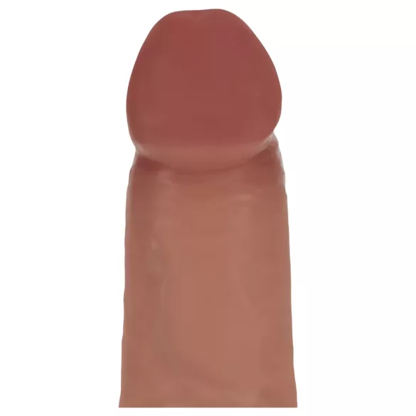 RealRock - Dildo mit doppelter Dichte, naturgetreu (sonnengebräunt) - 15,5 cm