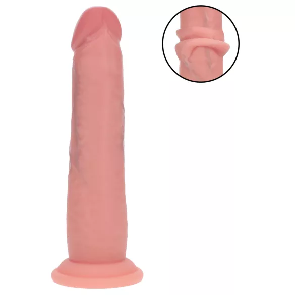 RealRock - realistisch wirkender Dildo mit doppelter Dichte (hautfarben) - 18,5 cm
