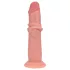 RealRock - realistisch wirkender Dildo mit doppelter Dichte (hautfarben) - 18,5 cm