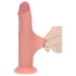 RealRock - realistisch wirkender Dildo mit doppelter Dichte (hautfarben) - 18,5 cm