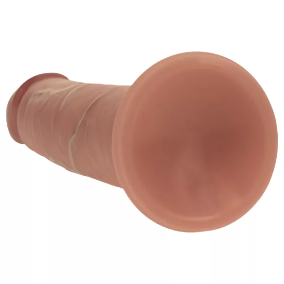 RealRock - realitätsnaher Dildo mit doppelter Dichte (gebräunt) - 18,5 cm