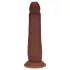 RealRock - Lebensechter Dildo mit doppelter Dichte (braun) - 20,5 cm