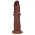 RealRock - Lebensechter Dildo mit doppelter Dichte (braun) - 20,5 cm