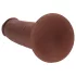 RealRock - Lebensechter Dildo mit doppelter Dichte (braun) - 20,5 cm
