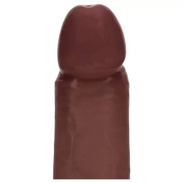 RealRock - Lebensechter Dildo mit doppelter Dichte (braun) - 20,5 cm