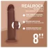 RealRock - Lebensechter Dildo mit doppelter Dichte (braun) - 20,5 cm