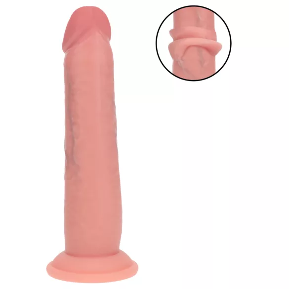 RealRock - realistisch wirkender Dildo mit doppelter Dichte (hautfarben) - 20,5 cm