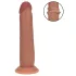RealRock - naturgetreuer Dildo mit doppelter Dichte (gebräunt) - 20,5 cm