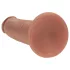 RealRock - naturgetreuer Dildo mit doppelter Dichte (gebräunt) - 20,5 cm