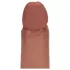RealRock - naturgetreuer Dildo mit doppelter Dichte (gebräunt) - 20,5 cm
