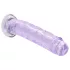 RealRock - naturgetreuer Dildo mit Saugnapf (lila) - 12,7 cm