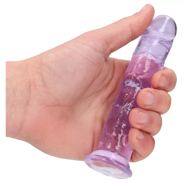 RealRock - naturgetreuer Dildo mit Saugnapf (lila) - 12,7 cm