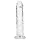 RealRock - naturgetreuer Dildo mit Saugnapf (transparent) - 12,7 cm