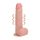 REALROCK - Saugnapf-Vibrator - Natur (18 cm)