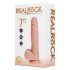 REALROCK - Saugnapf-Vibrator - Natur (18 cm)