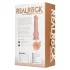 REALROCK - Saugnapf-Vibrator - natürlich (18cm)