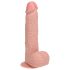 REALROCK - Saugnapf-Vibrator - Natur (18 cm)