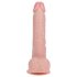 REALROCK - Saugnapf-Vibrator - Natur (18 cm)