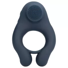   Loveline - vibrierender Penisring mit Klitorisstimulation (grau)