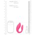 Loveline - Akku-Paarvibrator mit Fernbedienung (Pink)