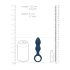 Loveline - Analdildo mit Fingerring - Klein (Blau)