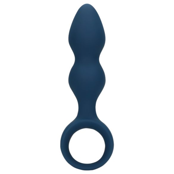 Loveline - Anal-Dildo mit Ring - mittel (blau)