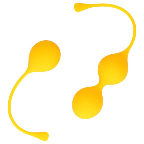 Loveline - Silikon Geishakugel Set - 2-teilig (gelb)