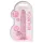 REALROCK - durchsichtiges realistisches Dildo - pink (17 cm)