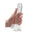 REALROCK - Durchsichtiger, realistischer Dildo - Transparent (19cm)