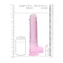 REALROCK - transparenter realitätsnaher Dildo - Pink (22cm)
