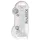 RealRock - transparenter, naturgetreuer Dildo (transparent, 22 cm)