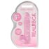 REALROCK - Transparenter Real-Dildo - Pink (15 cm)