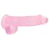 REALROCK - Transparenter Real-Dildo - Pink (15 cm)