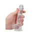 REALROCK - transparentes realitätsgetreues Dildo - transparent (15cm)