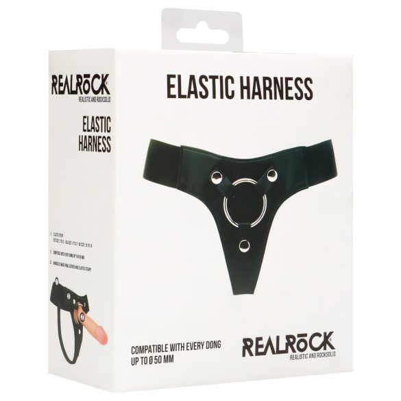 REALROCK Elastisch - Strap-on Unterteil (Schwarz)