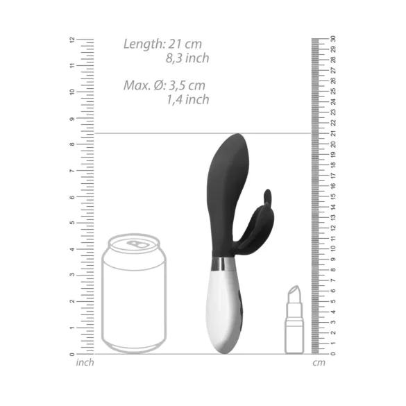 Alexios - Schmetterling Klitoris Vibrator (schwarz)