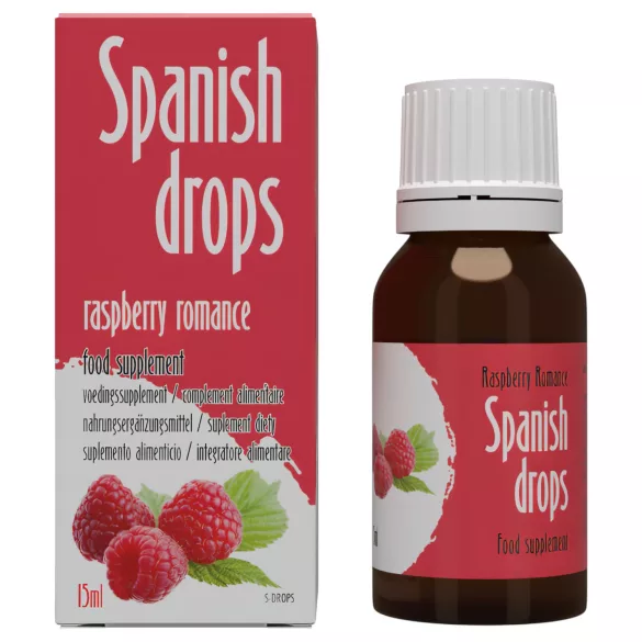 Cobeco Spanish Drops - Luststeigernde Tropfen - Himbeere (15ml)