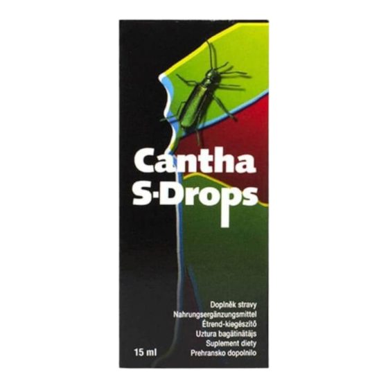 Cantha S-Tropfen - Nahrungsergänzungsmittel Tropfen für Männer - 15ml