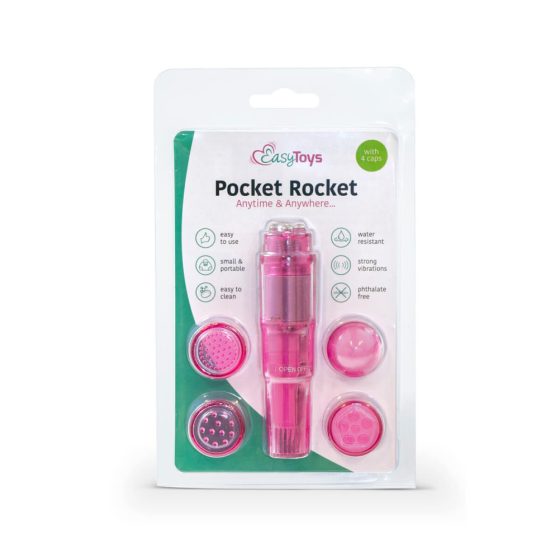 Easytoys Pocket Rocket - Vibrator-Set - Pink (5-teilig)